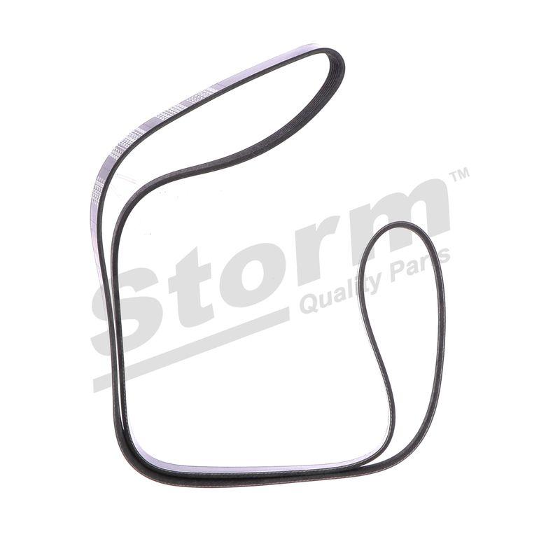 Courroie trapézoïdale à nervures STORM QUALITY PARTS STO6PK1725