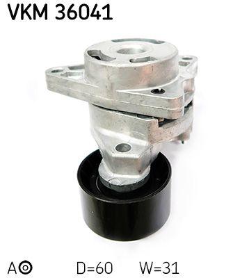 Tendeur de courroie, courroie trapézoïdale à nervures SKF VKM 36041