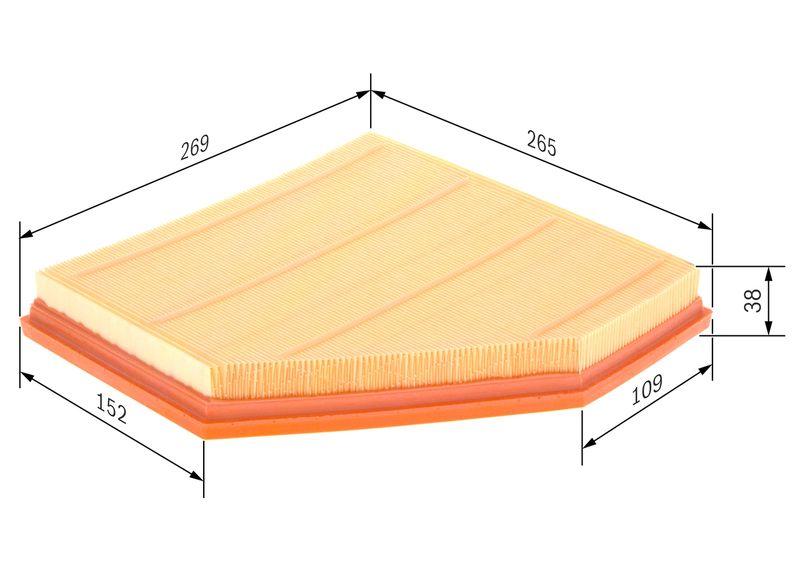 Filtre à air BOSCH F 026 400 270