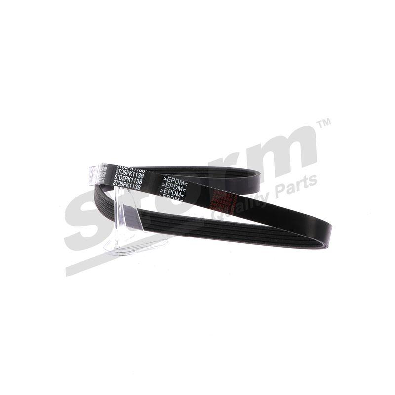 Courroie trapézoïdale à nervures STORM QUALITY PARTS STO5PK1138