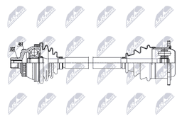 Arbre de transmission NTY NPW-AU-095