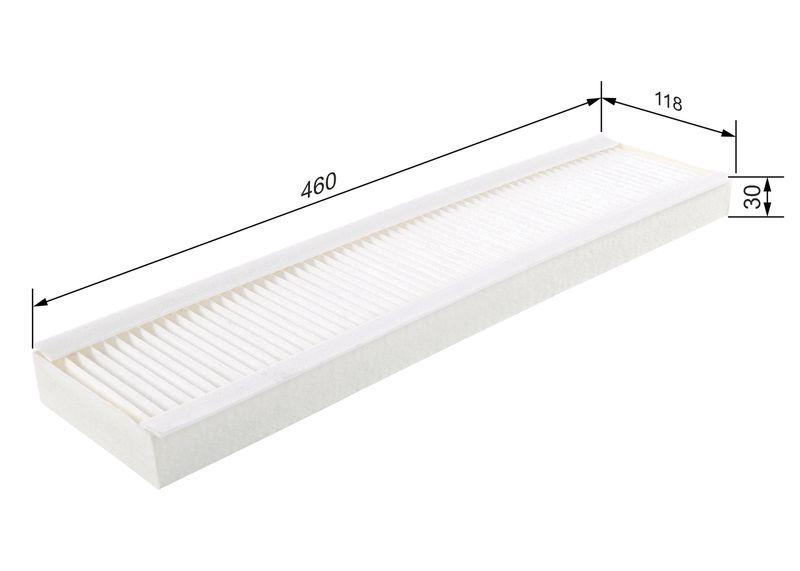 Filtre, air de l'habitacle BOSCH 1 987 432 082