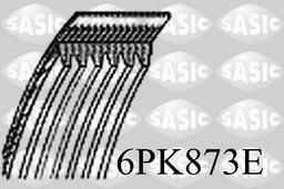 Courroie trapézoïdale à nervures SASIC 6PK873E