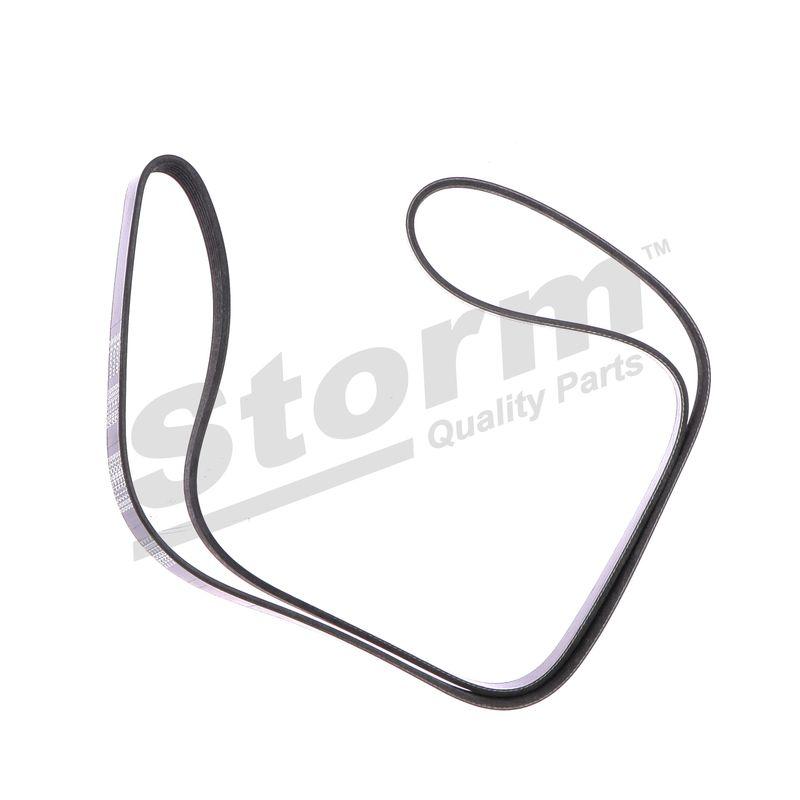 Courroie trapézoïdale à nervures STORM QUALITY PARTS STO6PK1725