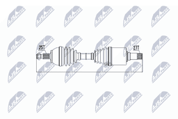 Arbre de transmission NTY NPW-ME-018