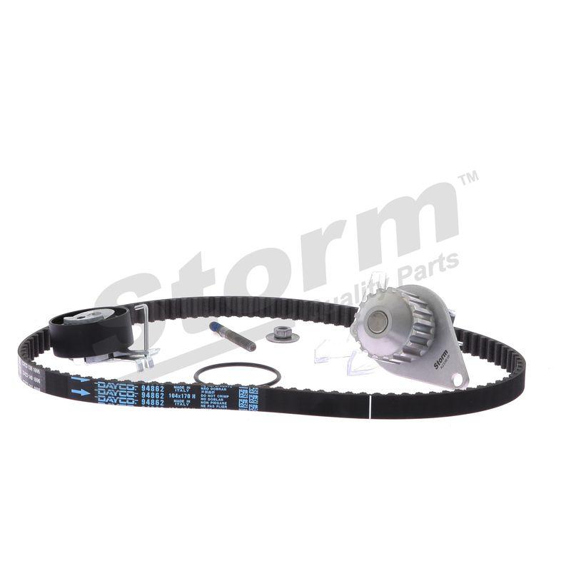 Pompe à eau + kit de courroie crantée STORM QUALITY PARTS 904464KP