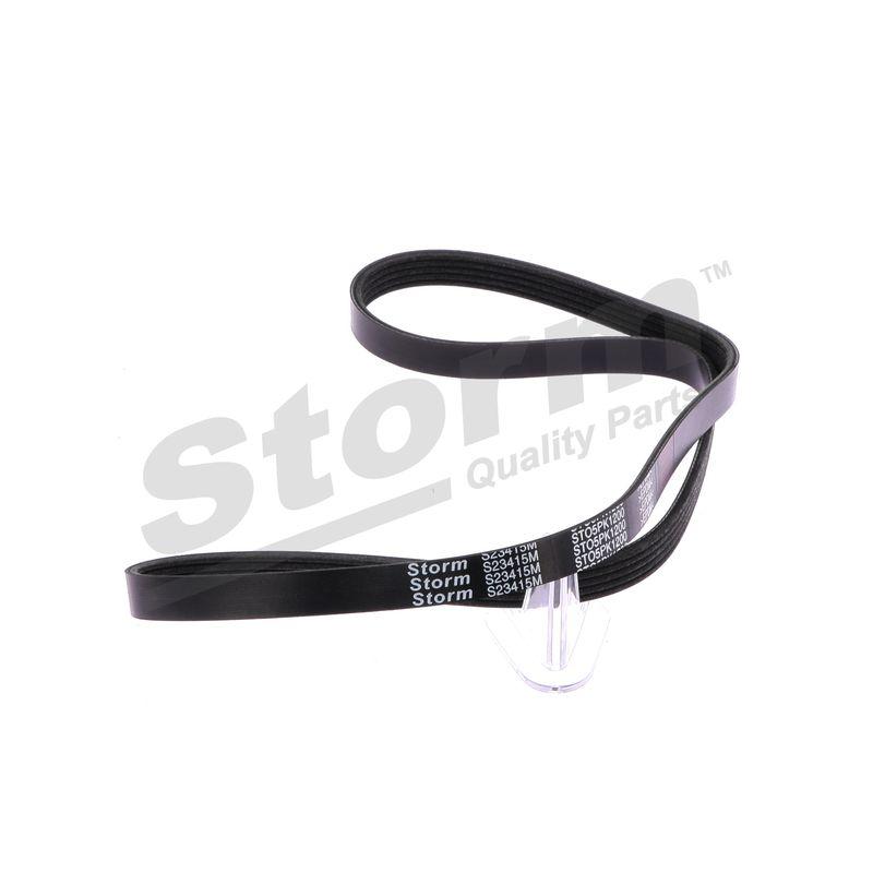 Courroie trapézoïdale à nervures STORM QUALITY PARTS STO5PK1200