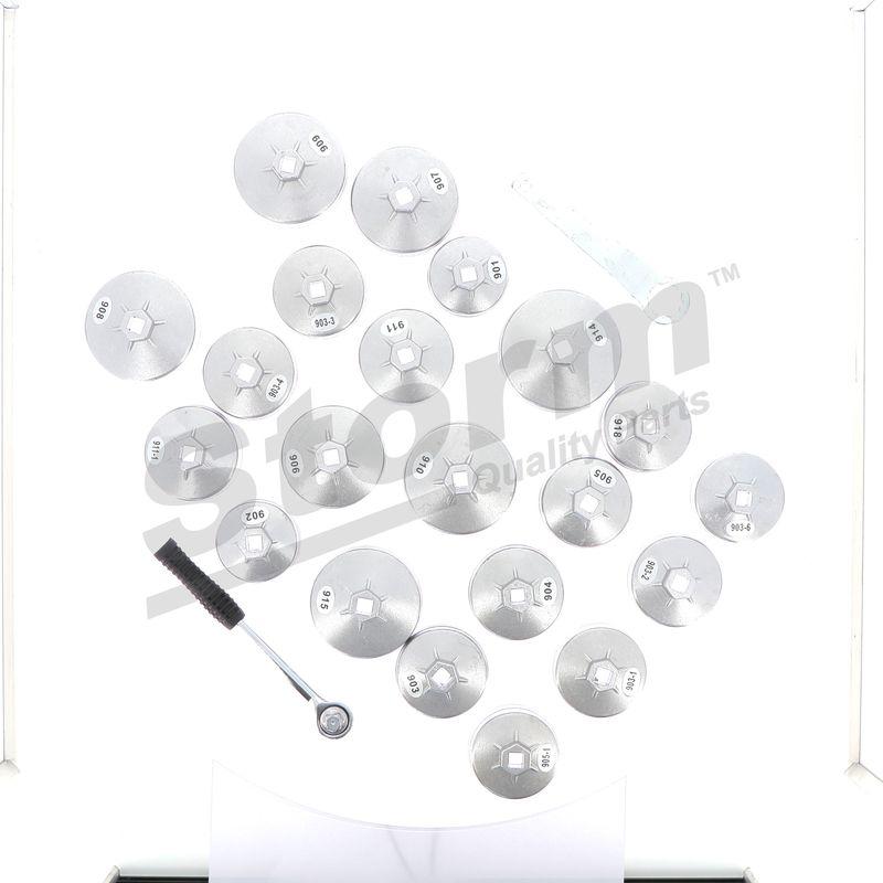Kit clé coiffe pour filtre à huile STORM QUALITY PARTS 555509