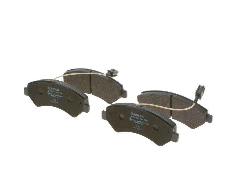 Kit de plaquettes de frein, frein à disque BOSCH 0 986 494 799