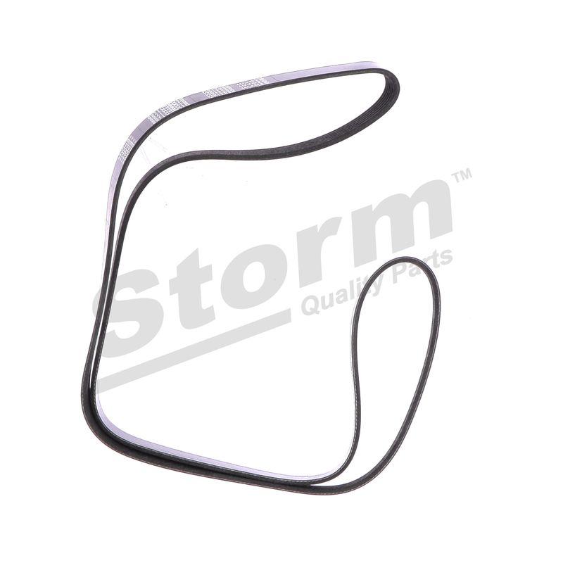 Courroie trapézoïdale à nervures STORM QUALITY PARTS STO6PK1725