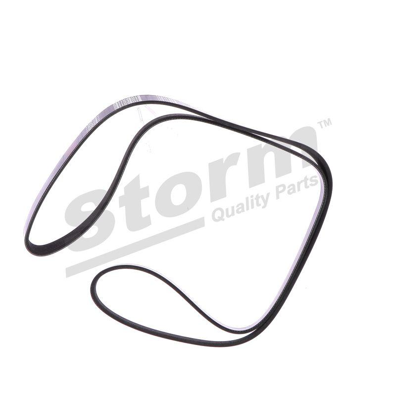 Courroie trapézoïdale à nervures STORM QUALITY PARTS STO6PK1750