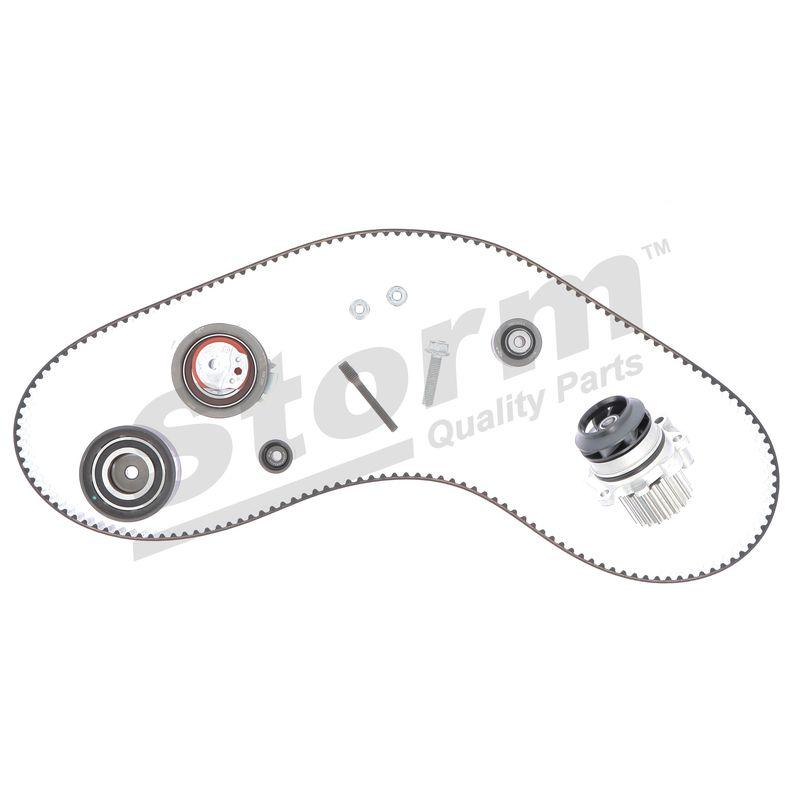 Pompe à eau + kit de courroie crantée STORM QUALITY PARTS 5550791KP