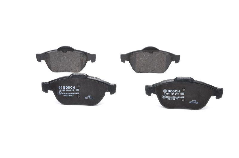Kit de plaquettes de frein, frein à disque BOSCH 0 986 424 616