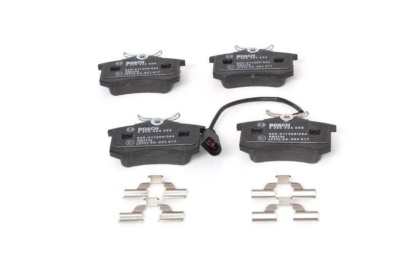 Kit de plaquettes de frein, frein à disque BOSCH 0 986 494 599