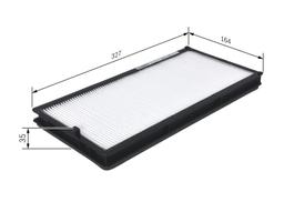 Filtre, air de l'habitacle BOSCH 1987432032