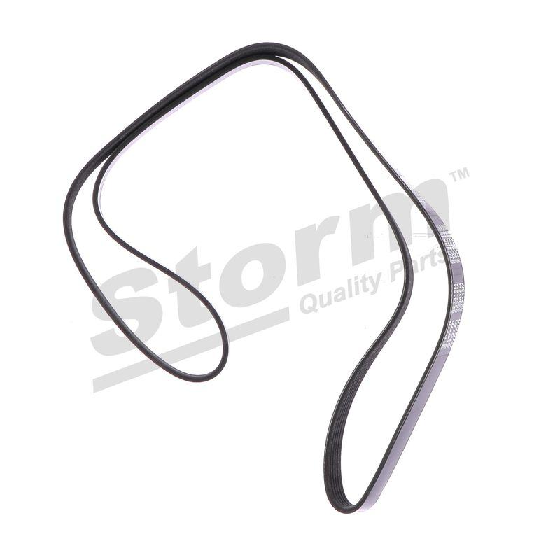 Courroie trapézoïdale à nervures STORM QUALITY PARTS STO6PK1638