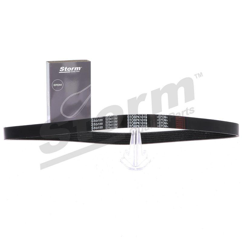 Courroie trapézoïdale à nervures STORM QUALITY PARTS STO6PK1019