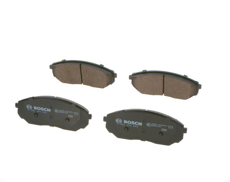 Kit de plaquettes de frein, frein à disque BOSCH 0 986 494 883