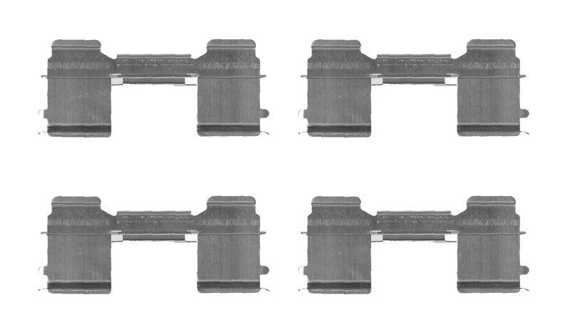 Kit d'accessoires, plaquette de frein à disque BOSCH 1 987 474 710