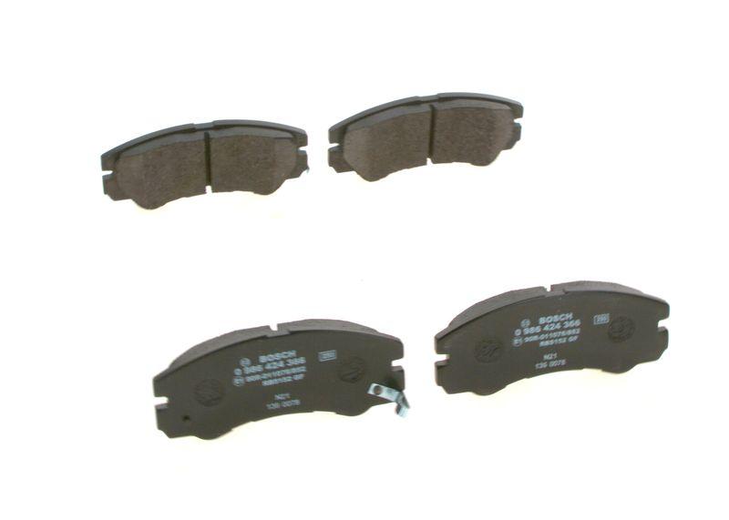 Kit de plaquettes de frein, frein à disque BOSCH 0 986 424 366
