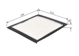 Filtre, air de l'habitacle BOSCH 1987432263