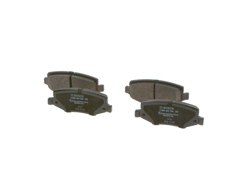 Kit de plaquettes de frein, frein à disque BOSCH 0 986 494 706