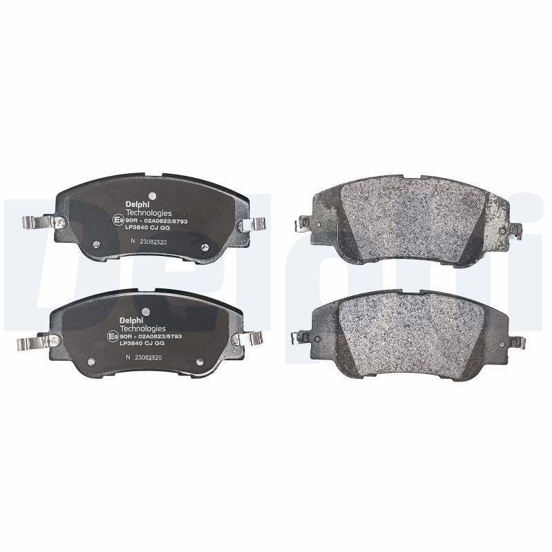 Kit de plaquettes de frein, frein à disque DELPHI LP3840