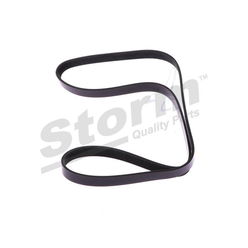 Courroie trapézoïdale à nervures STORM QUALITY PARTS STO6PK1438