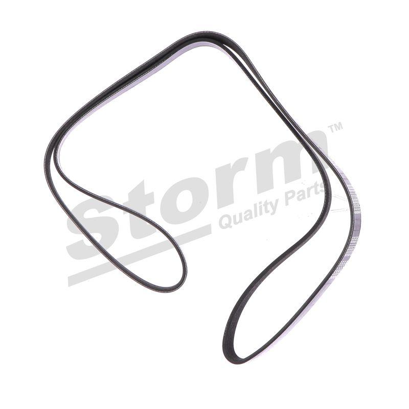 Courroie trapézoïdale à nervures STORM QUALITY PARTS STO6PK1775