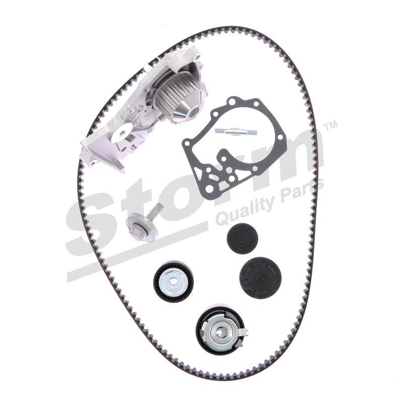 Pompe à eau + kit de courroie crantée STORM QUALITY PARTS 5550576KP