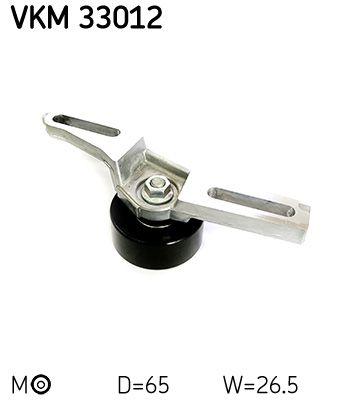 Tendeur de courroie, courroie trapézoïdale à nervures SKF VKM 33012