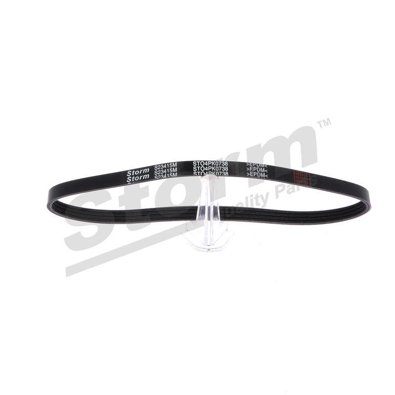 Courroie trapézoïdale à nervures STORM QUALITY PARTS STO4PK0738