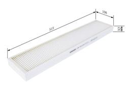 Filtre, air de l'habitacle BOSCH 1 987 432 018