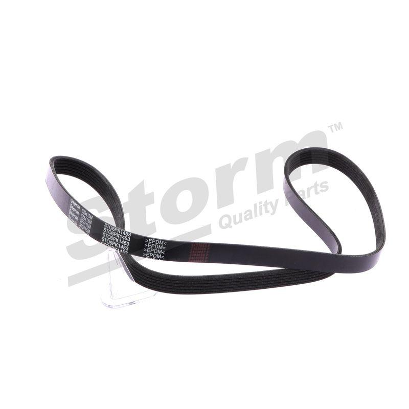 Courroie trapézoïdale à nervures STORM QUALITY PARTS STO6PK1453
