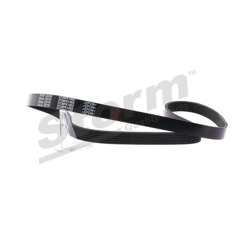 Courroie trapézoïdale à nervures STORM QUALITY PARTS STO6PK1453