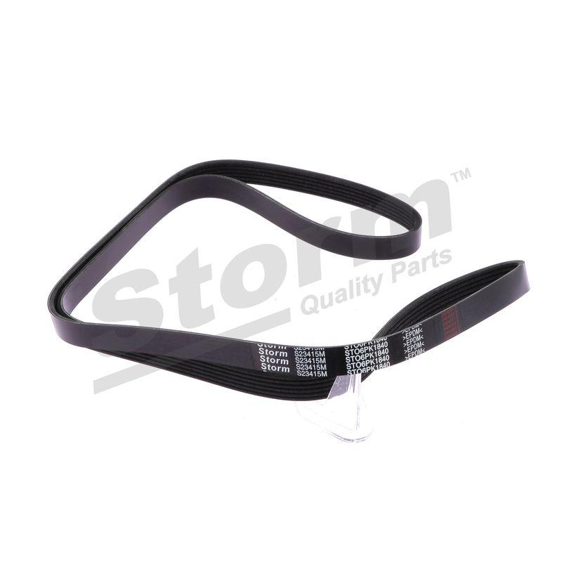Courroie trapézoïdale à nervures STORM QUALITY PARTS STO6PK1840