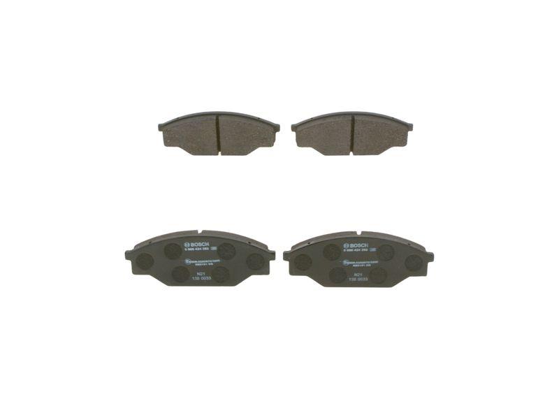 Kit de plaquettes de frein, frein à disque BOSCH 0 986 424 382