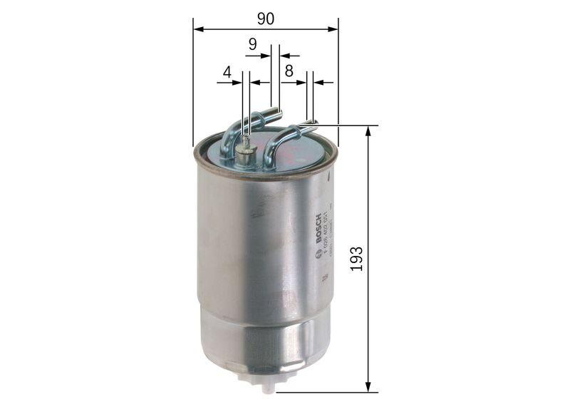 Filtre à carburant BOSCH F 026 402 051