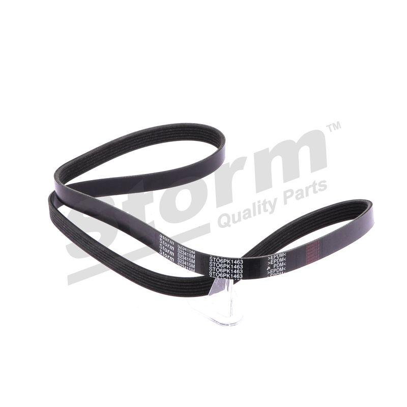 Courroie trapézoïdale à nervures STORM QUALITY PARTS STO6PK1463