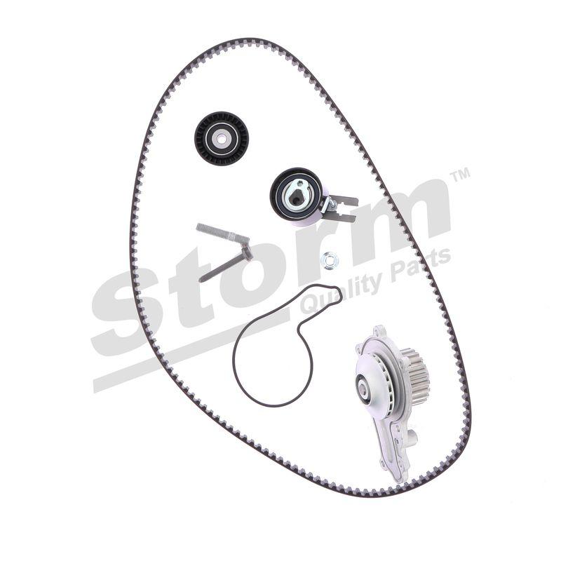 Pompe à eau + kit de courroie crantée STORM QUALITY PARTS 5550571KP