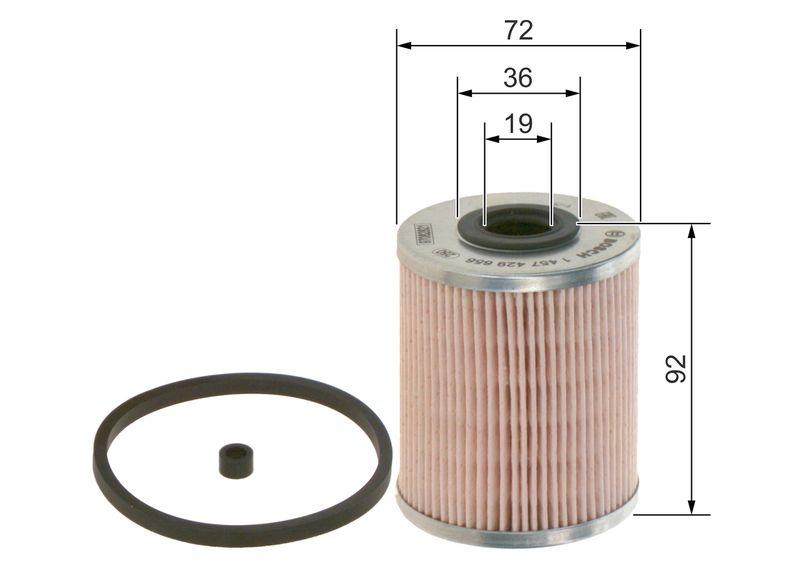 Filtre à carburant BOSCH 1 457 429 656
