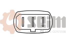 Interrupteur de température, ventilateur de radiateur SEIM TH225