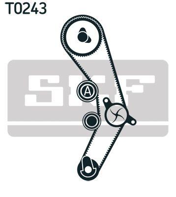Pompe à eau + kit de courroie crantée SKF VKMC 01935