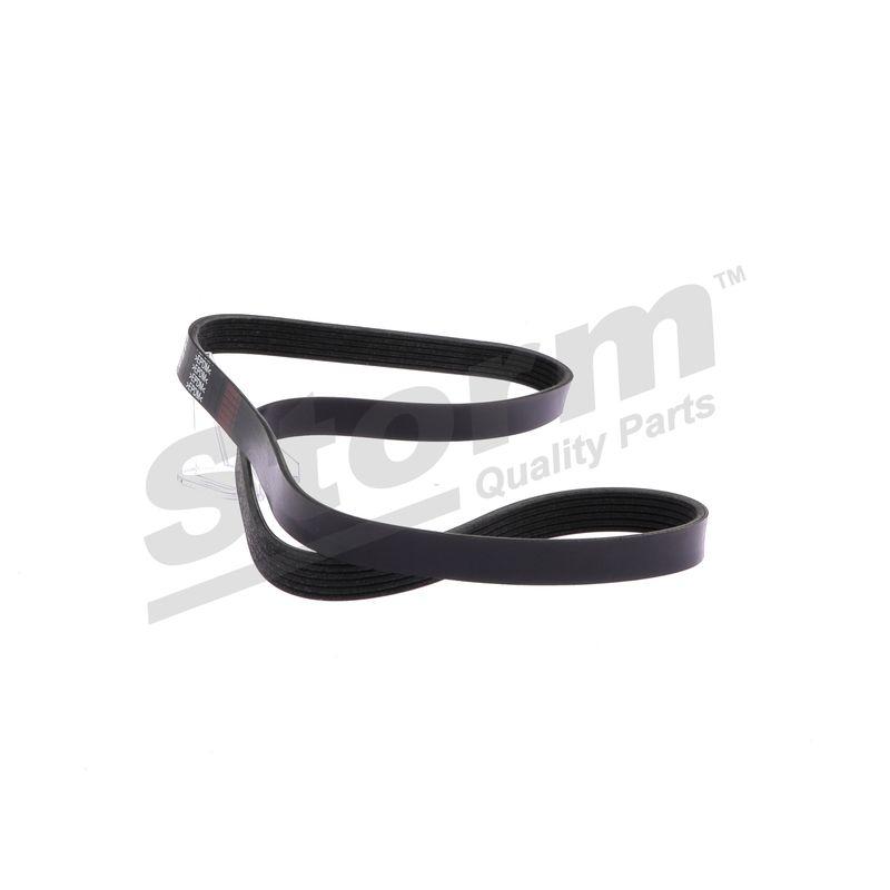 Courroie trapézoïdale à nervures STORM QUALITY PARTS STO6PK1390