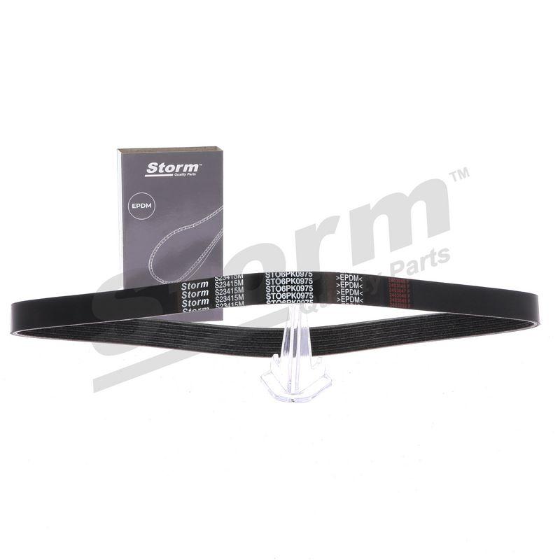 Courroie trapézoïdale à nervures STORM QUALITY PARTS STO6PK0975