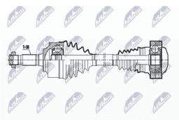 Arbre de transmission NTY NPW-ME-164