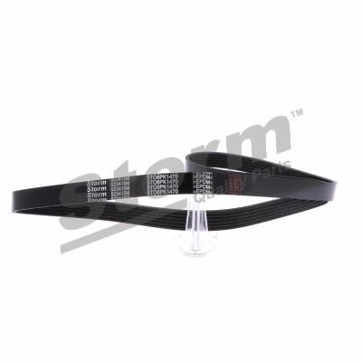 Courroie trapézoïdale à nervures STORM QUALITY PARTS STO6PK1470