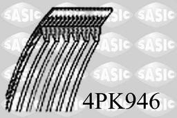 Courroie trapézoïdale à nervures SASIC 4PK946