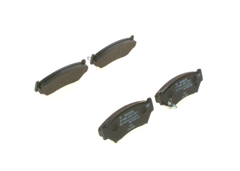 Kit de plaquettes de frein, frein à disque BOSCH 0 986 424 251
