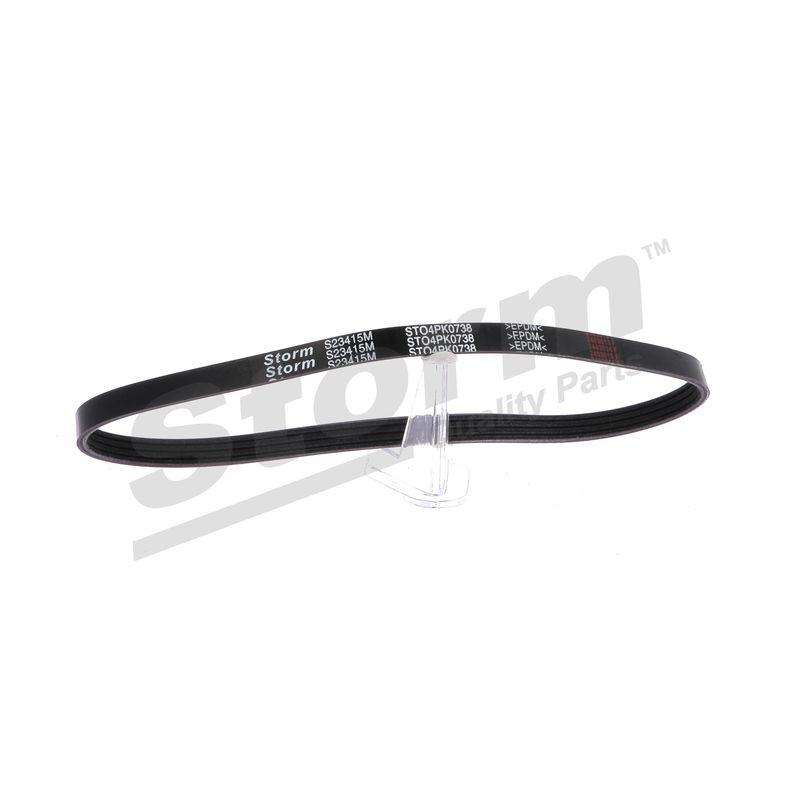 Courroie trapézoïdale à nervures STORM QUALITY PARTS STO4PK0738